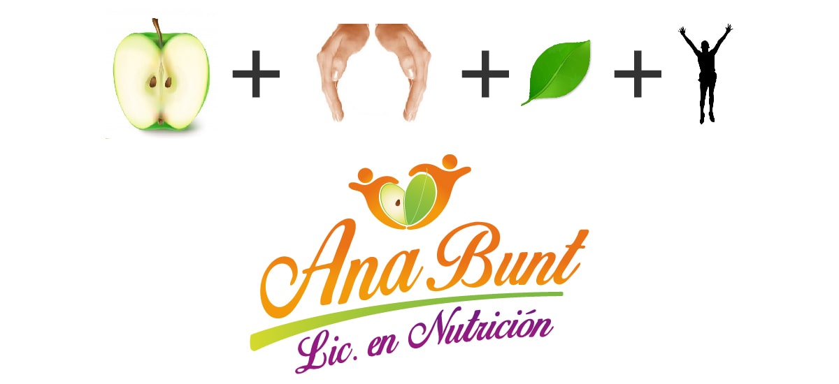 Construcción para el logotipo de la nutricionista Ana Bunt