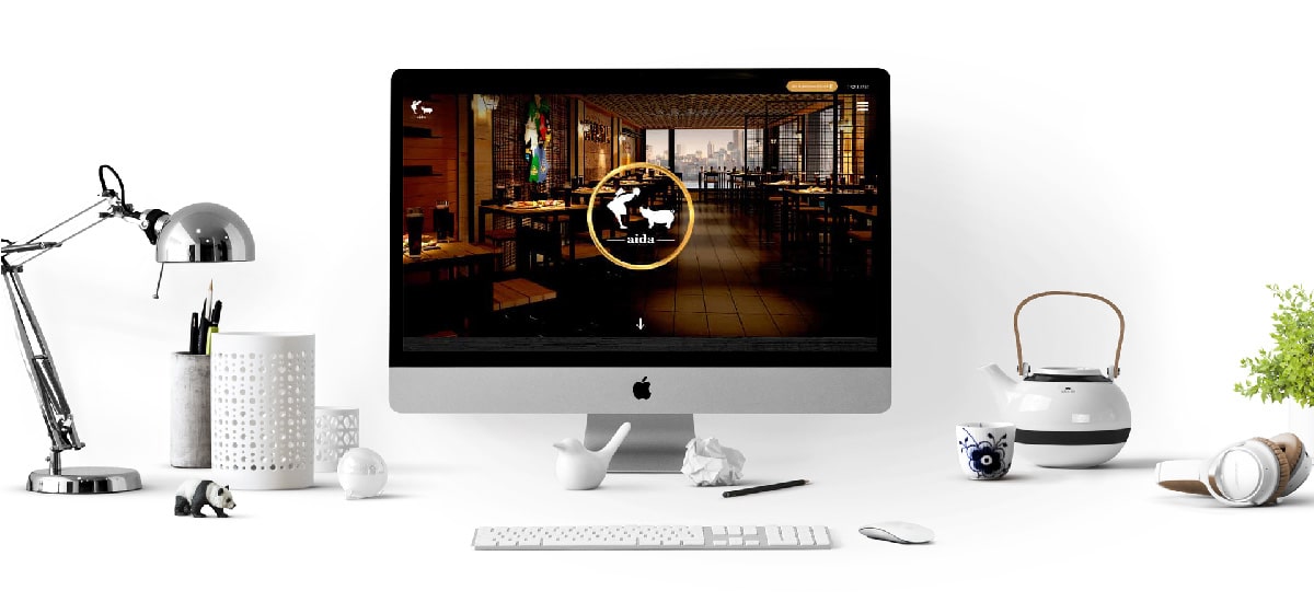 Diseño UI y desarrollo frontend para el sitio web Restaurante Aida
